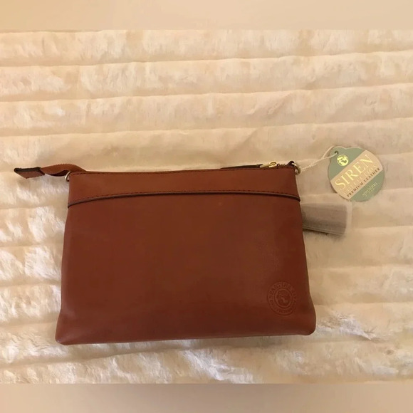 Spartina 449 Leather Convertible Crossbody Wristlet NWT - Picture 14 of 15